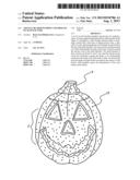 Crystal beaded pumpkin and process of manufacture diagram and image