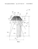 COMPACT CONCENTRIC ARRAY REFLECTOR FOR LED LIGHT FIXTURE diagram and image