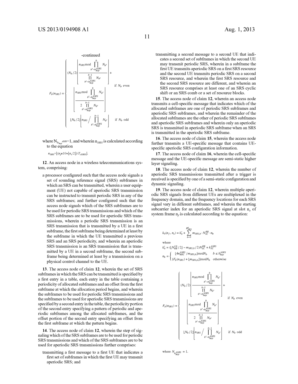 Method of Resource Allocation and Signaling for Aperiodic Channel Sounding - diagram, schematic, and image 26