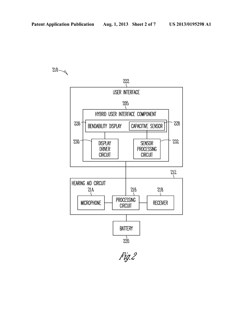 HEARING AID WITH INTEGRATED FLEXIBLE DISPLAY AND TOUCH SENSOR - diagram, schematic, and image 03