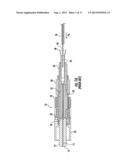 OPTICAL FIBER GUIDE APPARATUSES FOR SPLICE CONNECTOR INSTALLATION TOOLS,     AND RELATED ASSEMBLIES AND METHODS diagram and image