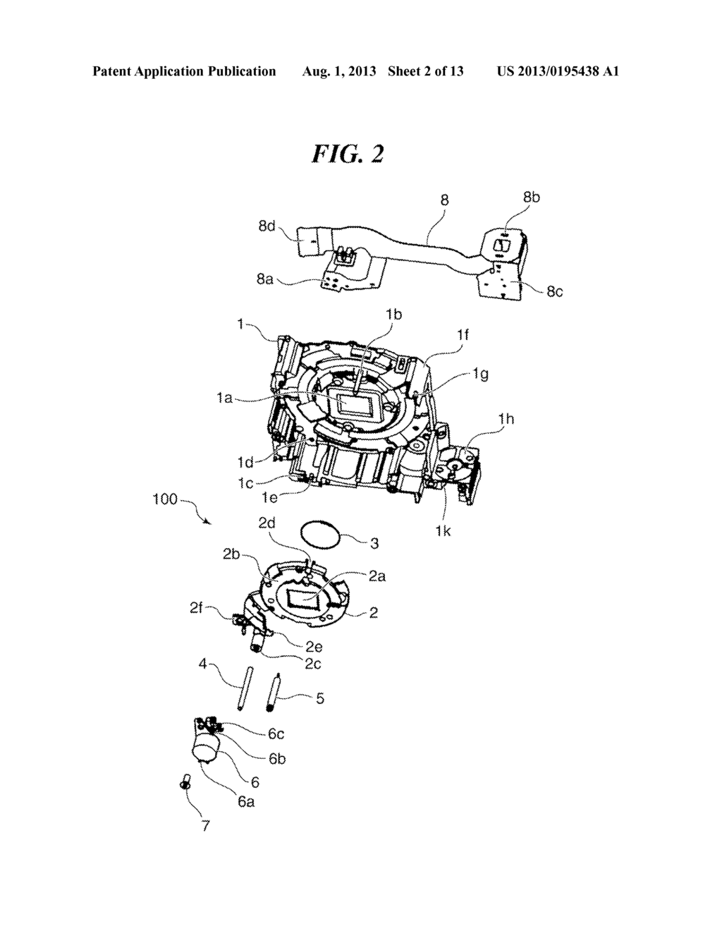 LENS BARREL HAVING SHUTTER FLEXIBLE CIRCUIT BOARD AND IMAGE PICKUP     APPARATUS HAVING THE SAME - diagram, schematic, and image 03