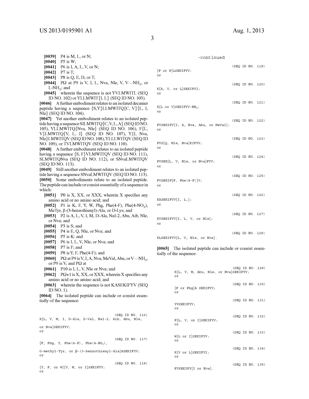 SSX-2 PEPTIDE ANALOGS - diagram, schematic, and image 75