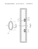 Fastening strap, foam article including same and method for manufacturing     the fastening strap diagram and image