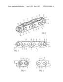 Toothless Link Chain with Asymmetric Link Plates diagram and image