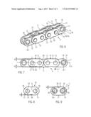 Toothless Link Chain with Asymmetric Link Plates diagram and image