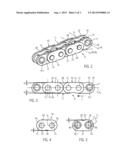 Link Chain with Inclined Plate Backs diagram and image