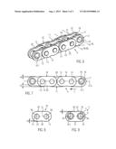 Link Chain with Inclined Plate Backs diagram and image