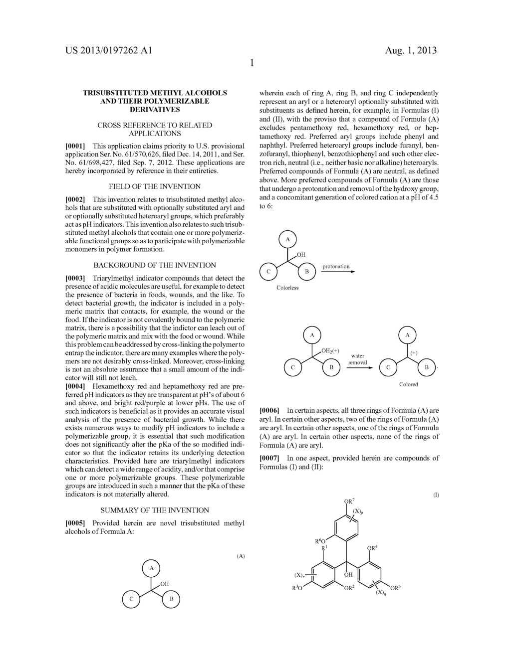 TRISUBSTITUTED METHYL ALCOHOLS AND THEIR POLYMERIZABLE DERIVATIVES - diagram, schematic, and image 02