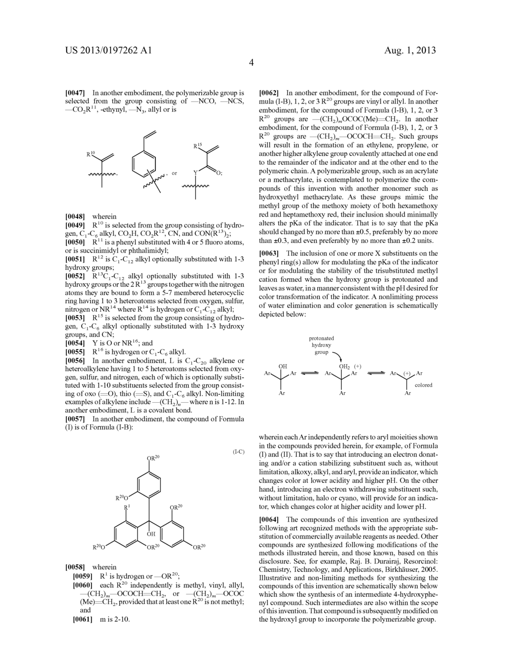 TRISUBSTITUTED METHYL ALCOHOLS AND THEIR POLYMERIZABLE DERIVATIVES - diagram, schematic, and image 05