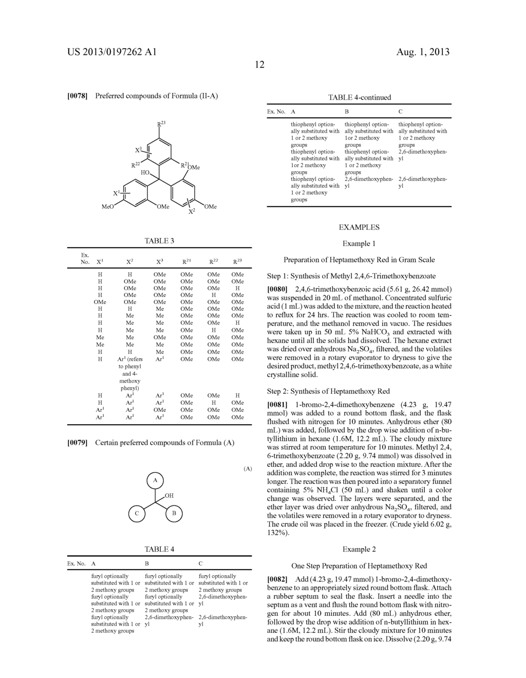 TRISUBSTITUTED METHYL ALCOHOLS AND THEIR POLYMERIZABLE DERIVATIVES - diagram, schematic, and image 13