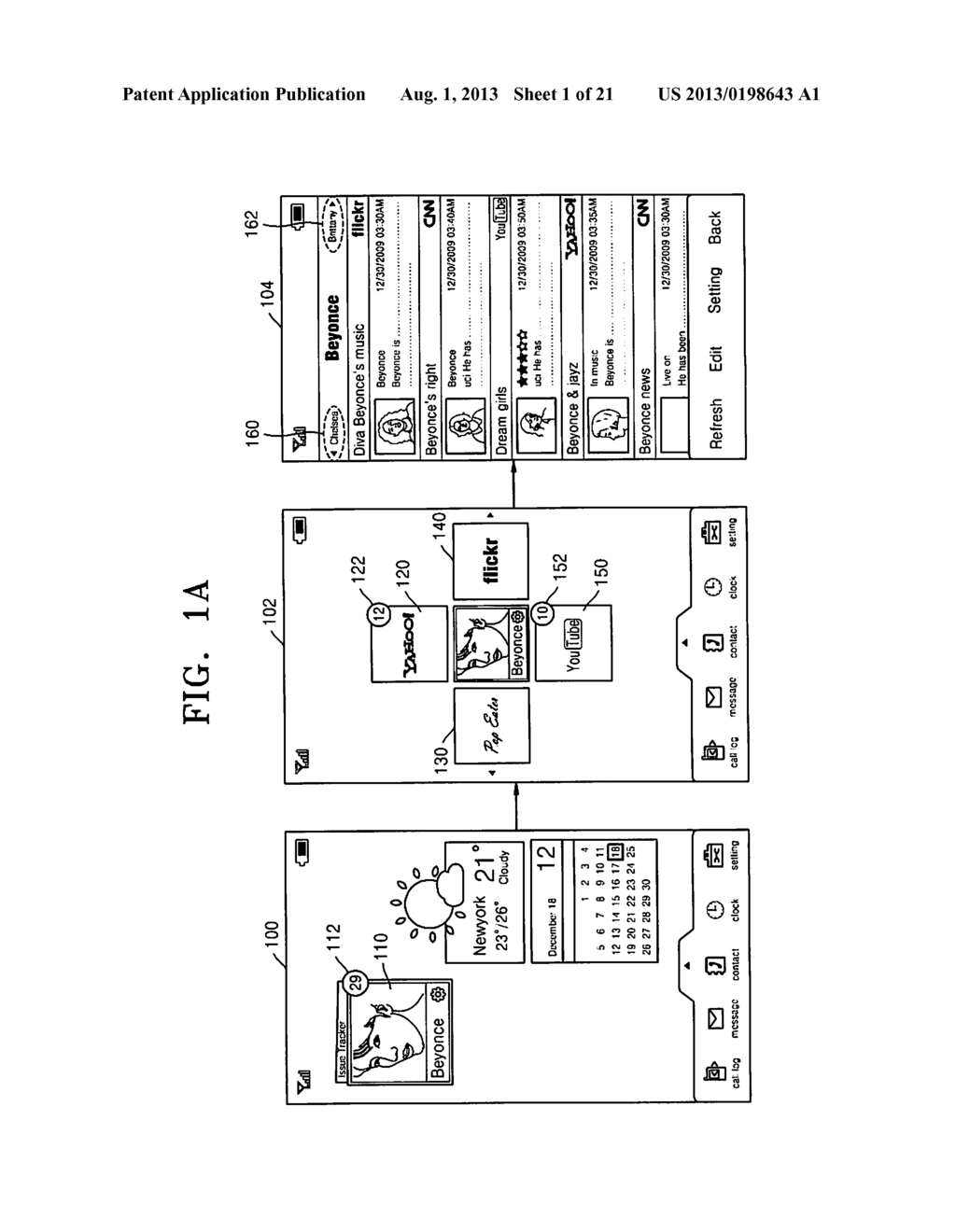 METHOD AND APPARATUS FOR PROVIDING A USER INTERFACE - diagram, schematic, and image 02