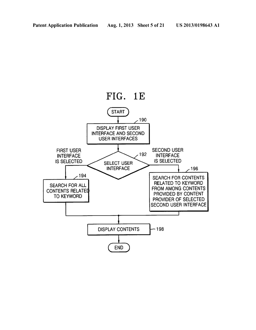 METHOD AND APPARATUS FOR PROVIDING A USER INTERFACE - diagram, schematic, and image 06