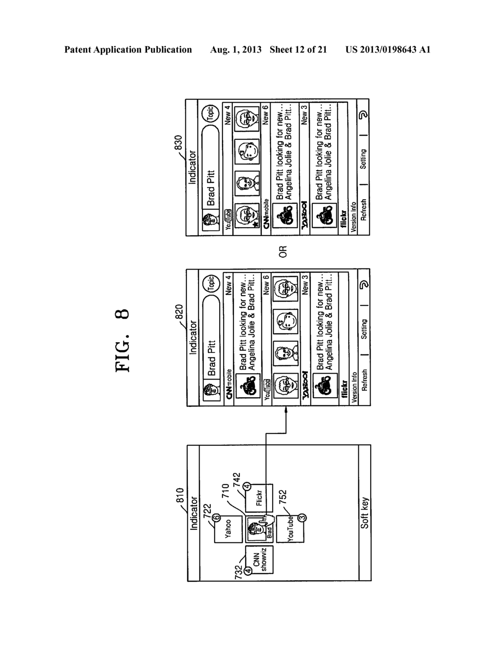 METHOD AND APPARATUS FOR PROVIDING A USER INTERFACE - diagram, schematic, and image 13