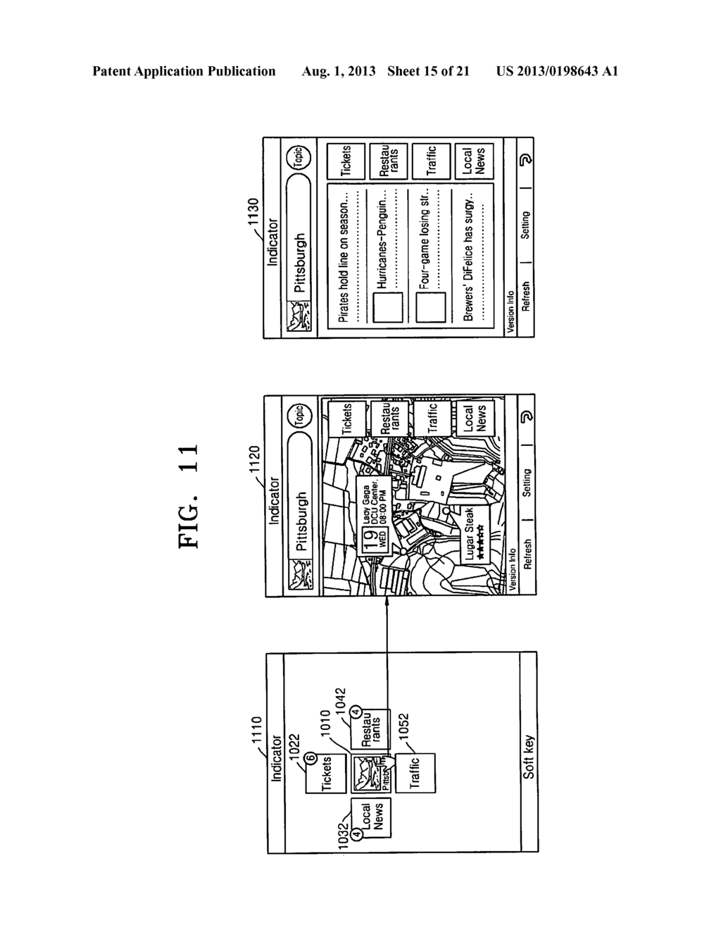 METHOD AND APPARATUS FOR PROVIDING A USER INTERFACE - diagram, schematic, and image 16