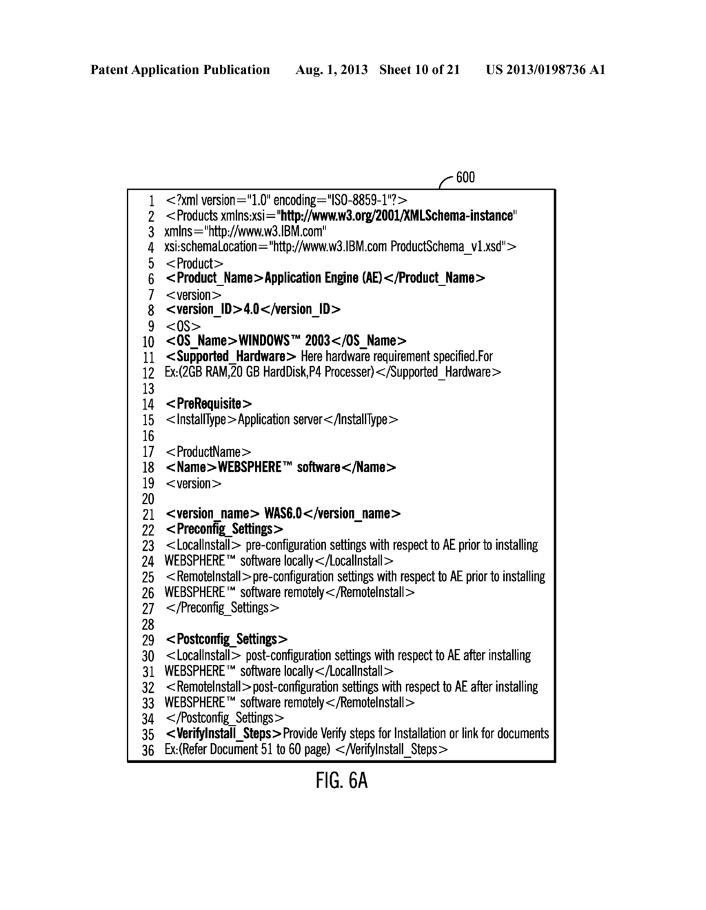 SCHEMA SPECIFICATION TO IMPROVE  PRODUCT CONSUMABILITY ON INSTALLATION,     CONFIGURATION, AND/OR UN-INSTALLATION ACTIVITY - diagram, schematic, and image 11