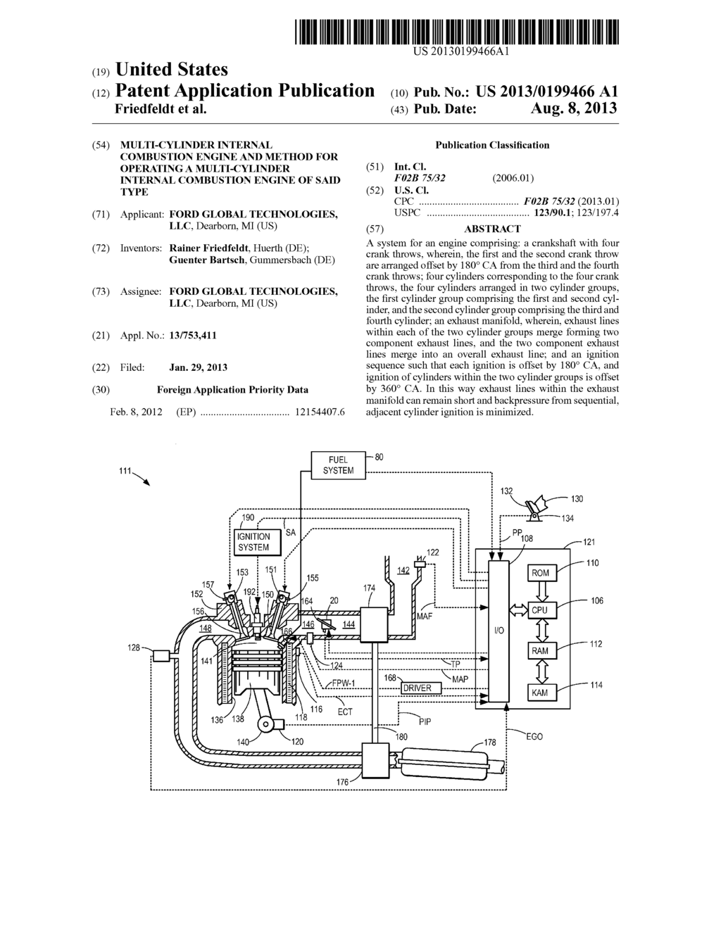 MULTI-CYLINDER INTERNAL COMBUSTION ENGINE AND METHOD FOR OPERATING A     MULTI-CYLINDER INTERNAL COMBUSTION ENGINE OF SAID TYPE - diagram, schematic, and image 01