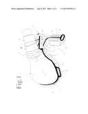 BREATHING MASK FOR FEEDING A BREATHING GAS TO A MASK USER AND DISCHARGE     DEVICE FOR DISCHARGING BREATHING GAS diagram and image