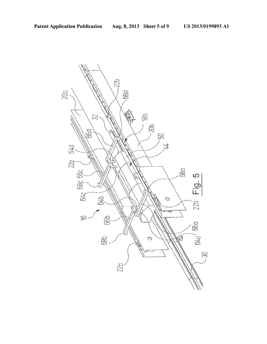 CONVEYOR UNIT AND CONVEYOR SYSTEM FOR CONVEYING VEHICLE BODIES AND PLANT     FOR MACHINING VEHICLE BODIES - diagram, schematic, and image 06