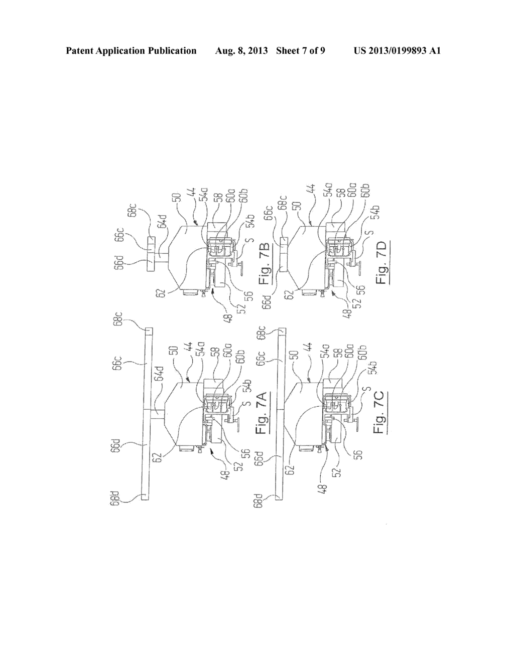 CONVEYOR UNIT AND CONVEYOR SYSTEM FOR CONVEYING VEHICLE BODIES AND PLANT     FOR MACHINING VEHICLE BODIES - diagram, schematic, and image 08