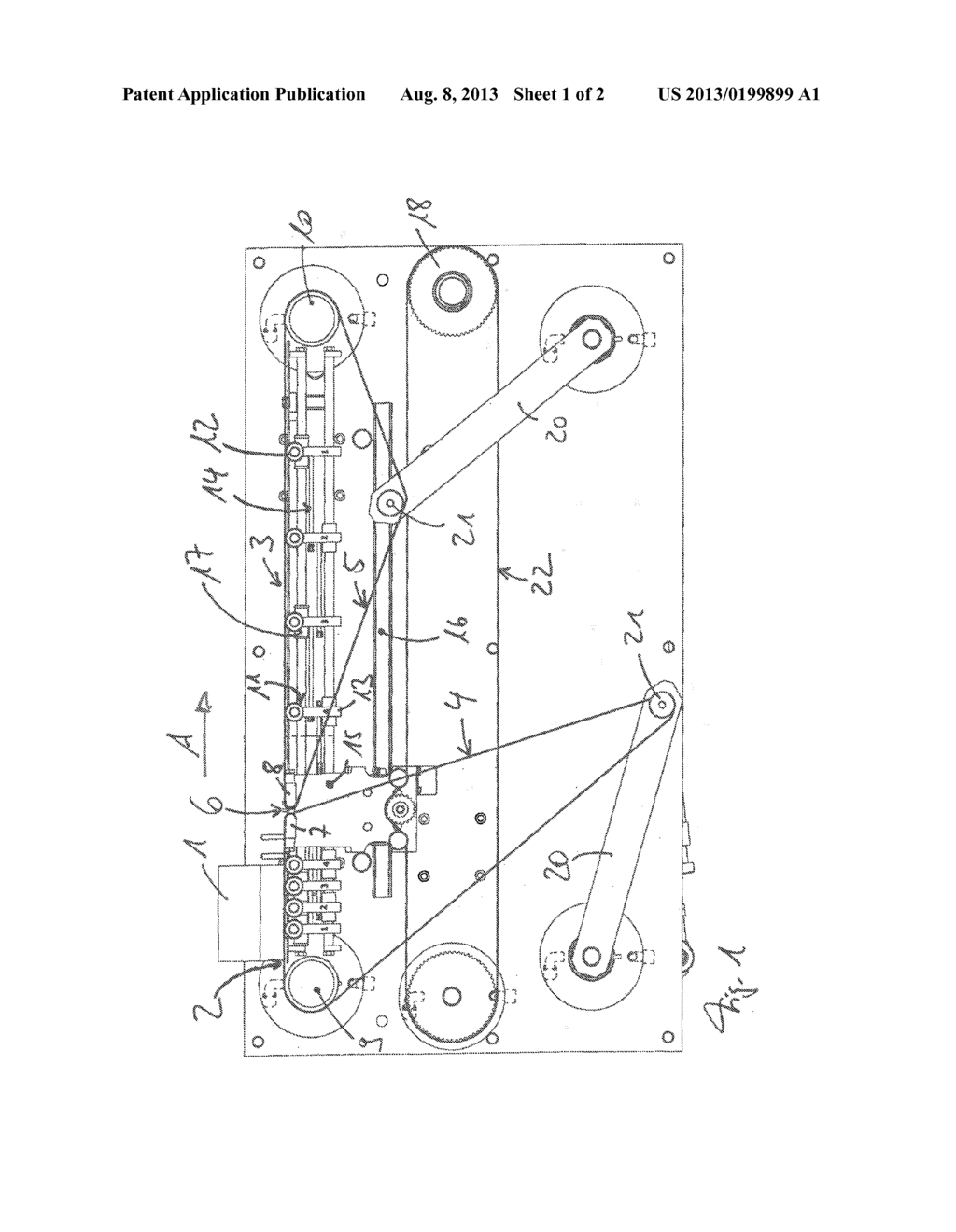 BELT CONVEYOR HAVING A VARIABLE-LENGTH BELT SUPPORT - diagram, schematic, and image 02