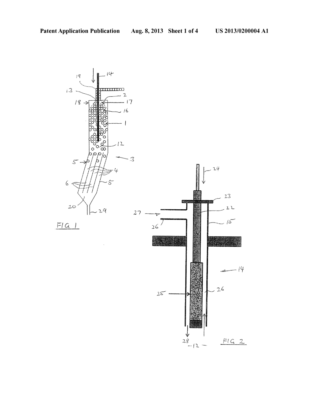 METHOD AND APPARATUS FOR SEPARATING LOW DENSITY PARTICLES FROM FEED     SLURRIES - diagram, schematic, and image 02