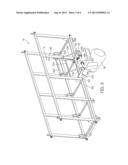 SUPPORT STRUCTURE WITH STOWED IMPLEMENT BRACKET diagram and image