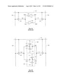 Cross-Coupled Transistor Circuit Defined on Three Gate Electrode Tracks     With Diffusion Regions of Common Node on Opposing Sides of Same Gate     Electrode Track diagram and image