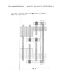 Cross-Coupled Transistor Circuit Defined on Three Gate Electrode Tracks     With Diffusion Regions of Common Node on Opposing Sides of Same Gate     Electrode Track diagram and image