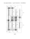 Cross-Coupled Transistor Circuit Defined on Three Gate Electrode Tracks     With Diffusion Regions of Common Node on Opposing Sides of Same Gate     Electrode Track diagram and image