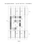 Cross-Coupled Transistor Circuit Defined on Three Gate Electrode Tracks     With Diffusion Regions of Common Node on Opposing Sides of Same Gate     Electrode Track diagram and image