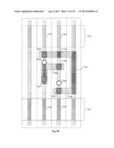 Cross-Coupled Transistor Circuit Defined on Three Gate Electrode Tracks     With Diffusion Regions of Common Node on Opposing Sides of Same Gate     Electrode Track diagram and image