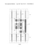 Cross-Coupled Transistor Circuit Defined on Three Gate Electrode Tracks     With Diffusion Regions of Common Node on Opposing Sides of Same Gate     Electrode Track diagram and image