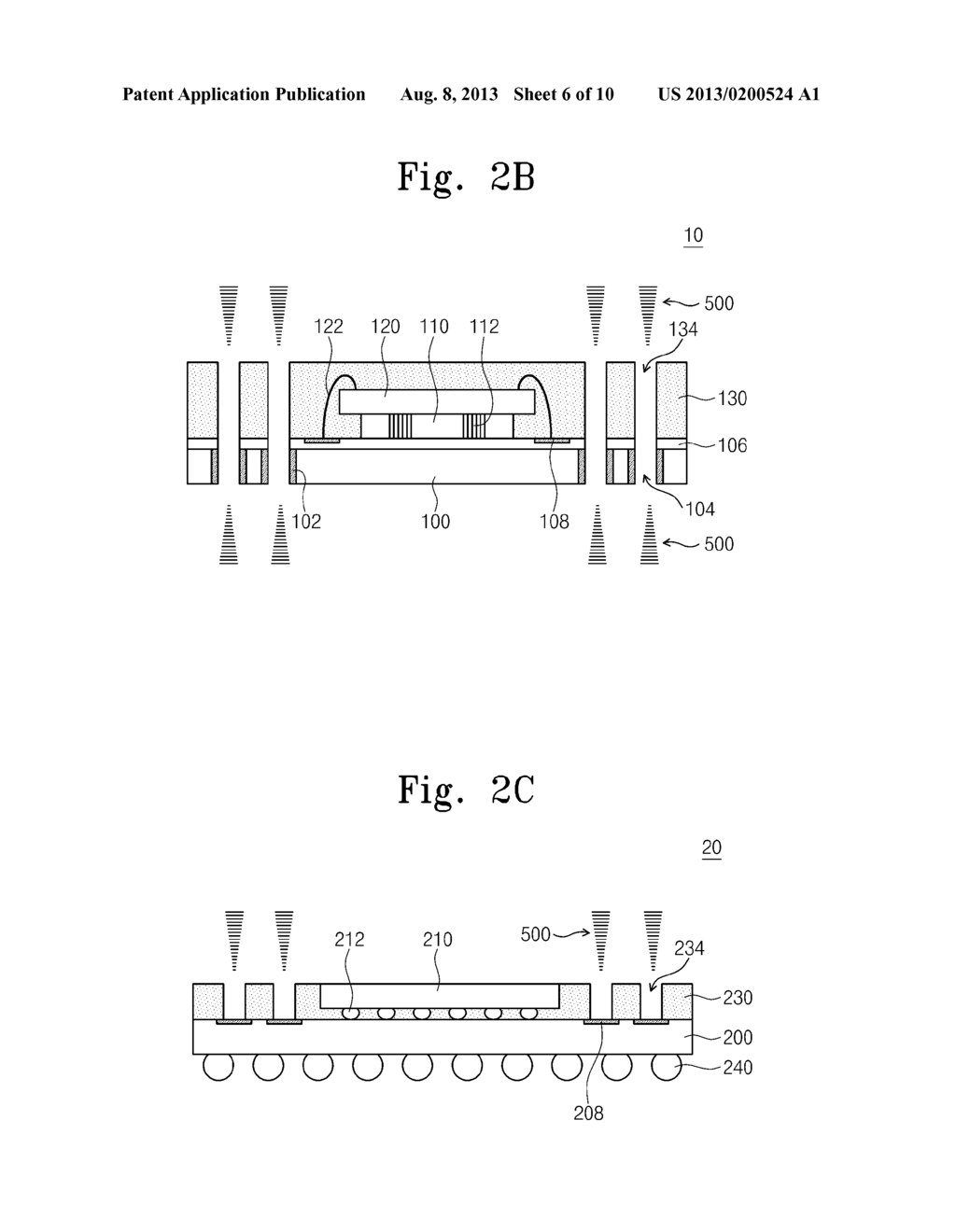 PACKAGE-ON-PACKAGE TYPE SEMICONDUCTOR PACKAGES AND METHODS FOR FABRICATING     THE SAME - diagram, schematic, and image 07