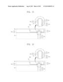 VIA CONNECTION STRUCTURES, SEMICONDUCTOR DEVICES HAVING THE SAME, AND     METHODS OF FABRICATING THE STRUCTURES AND DEVICES diagram and image