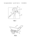 Wheelbarrow Or Cart With Handles Which Can Be Extended In Step Less     Increments diagram and image