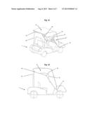 PORTABLE GOLF CART COVER diagram and image