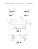 VEHICLE SEAT SIDE AIR BAG ASSEMLBY HAVING STRAP SECURED AIR BAG CHUTE diagram and image