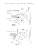 METHOD FOR CONTROLLING ACTIONS BY USE OF A TOUCH SCREEN diagram and image