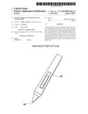 BACKSCATTER STYLUS FOR USE WITH TOUCHSCREEN diagram and image