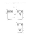 MOBILE TERMINAL AND ELECTRONIC COMMUNICATION METHOD USING THE SAME diagram and image