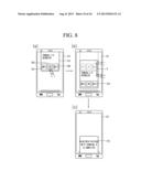 MOBILE TERMINAL AND ELECTRONIC COMMUNICATION METHOD USING THE SAME diagram and image