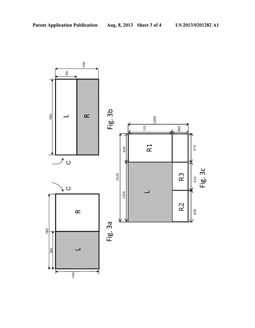 METHOD FOR GENERATING AND REBUILDING A STEREOSCOPIC-COMPATIBLE VIDEO     STREAM AND RELATED CODING AND DECODING DEVICES - diagram, schematic, and image 04