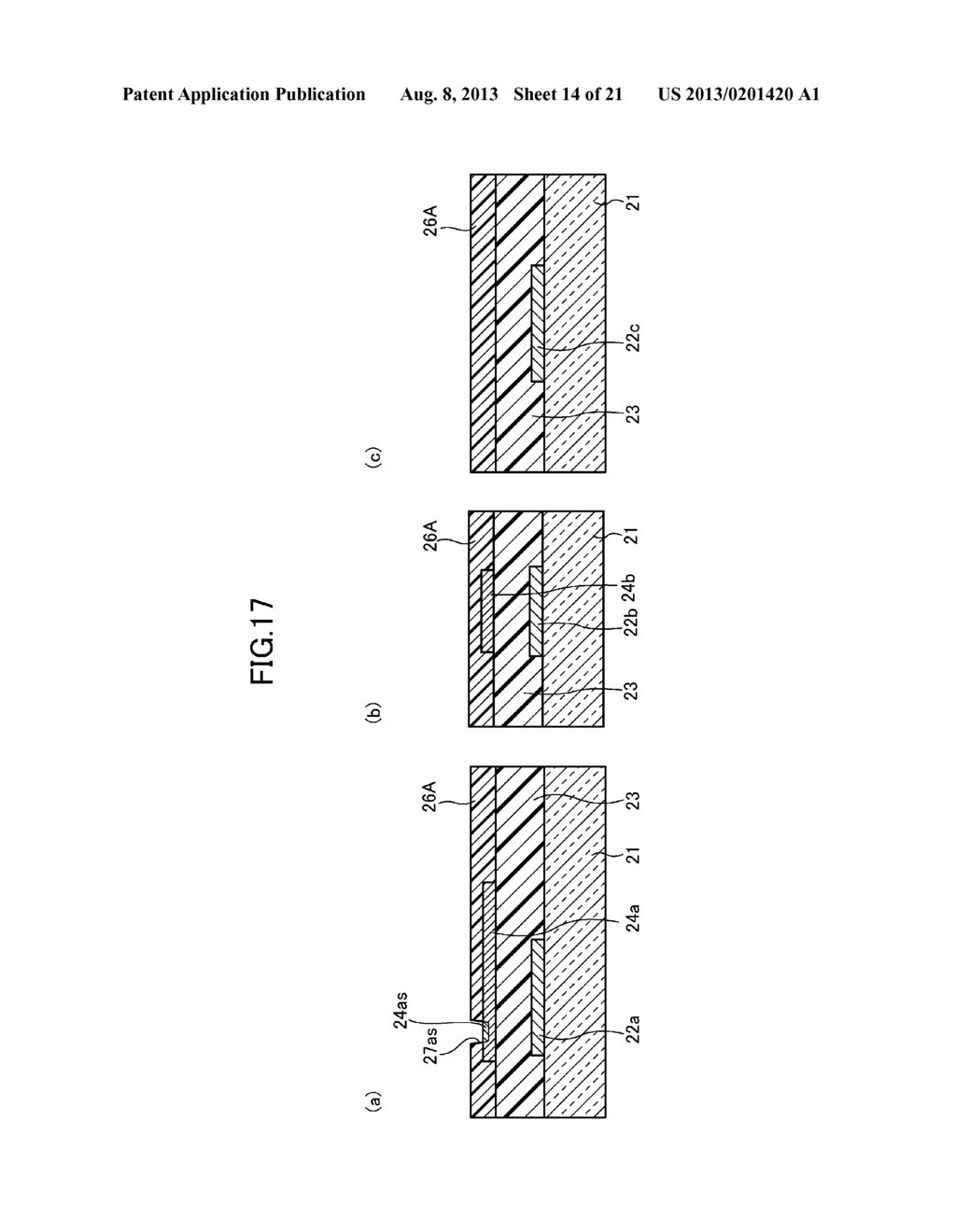 THIN FILM TRANSISTOR SUBSTRATE AND LIQUID CRYSTAL DISPLAY DEVICE PROVIDED     WITH SAME - diagram, schematic, and image 15