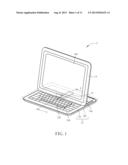 FLAT CABLE ARRANGING STRUCTURE AND SLIDER ELECTRONIC APPARATUS THEREWITH diagram and image