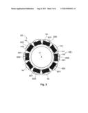 SPINDLE MOTOR HAVING MAGNETIC CIRCUIT FOR STATOR AND ROTOR MAGNET, AND     STORAGE DISK DRIVE HAVING THE SAME diagram and image