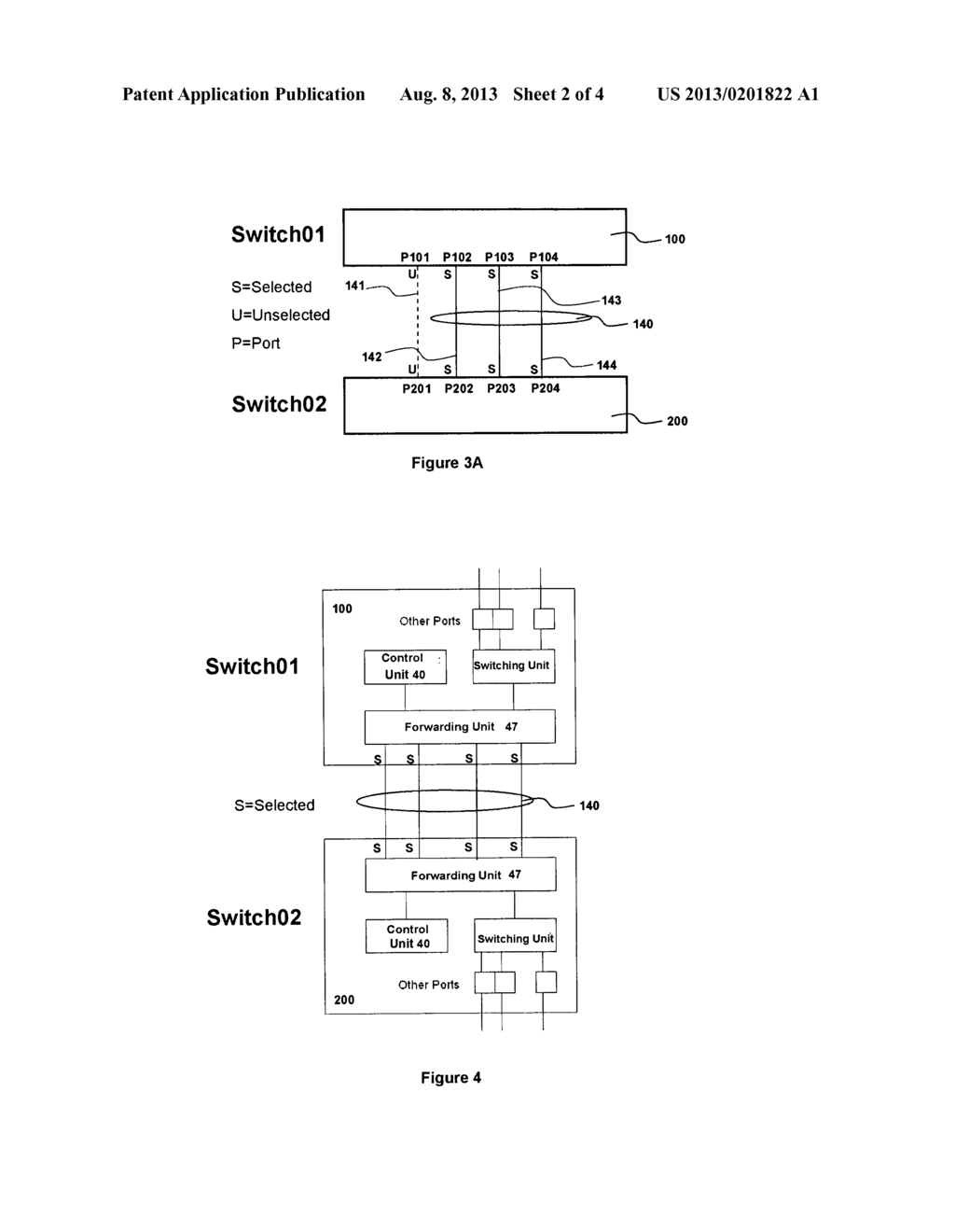 COMPUTER NETWORK METHOD AND DEVICE USING LINK AGGREGATION - diagram, schematic, and image 03