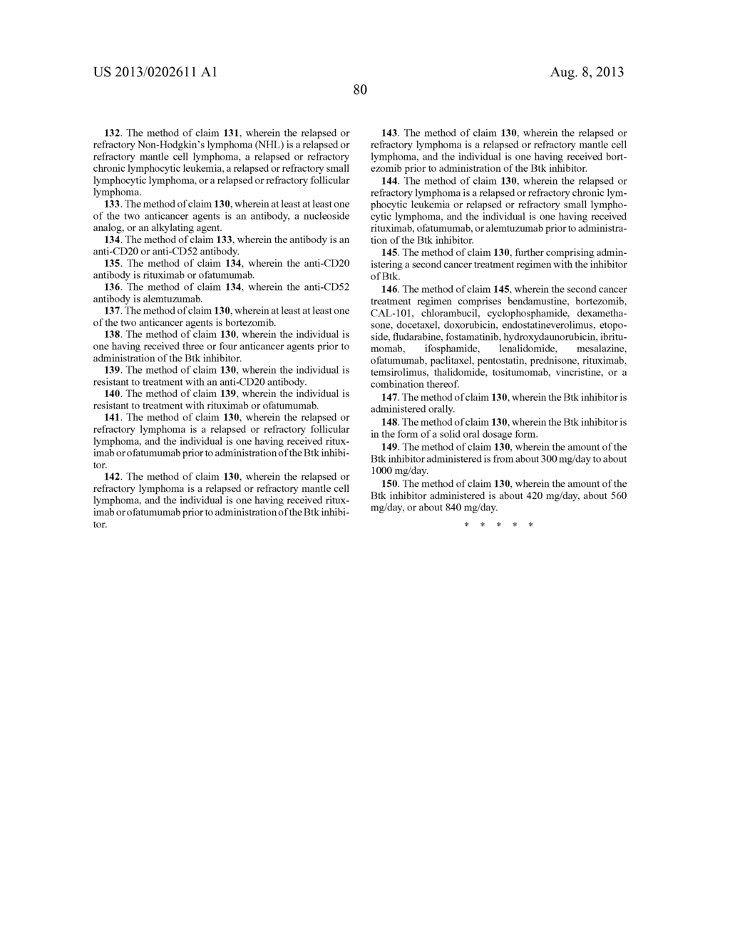 USE OF INHIBITORS OF BRUTON'S TYROSINE KINASE (BTK) - diagram, schematic, and image 120