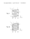 Superconducting structure comprising coated conductor tapes, in particular     stapled perpendicularly to their substrate planes diagram and image