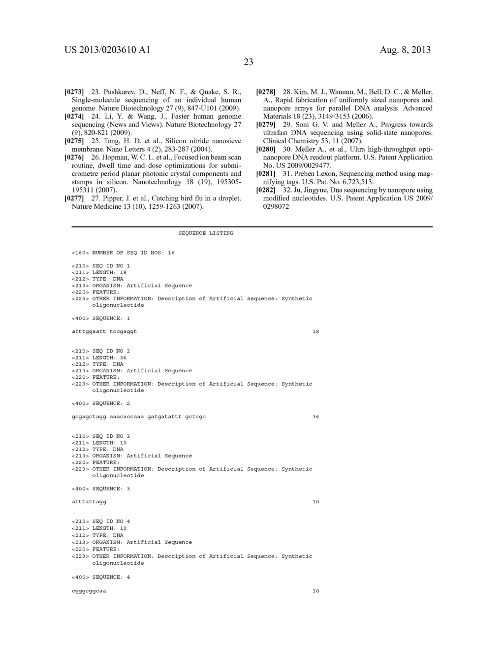 Tools and Method for Nanopores Unzipping-Dependent Nucleic Acid Sequencing - diagram, schematic, and image 42